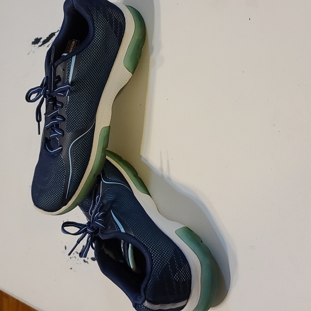 Skechers Goga‎ Max Go Air 2 Women's Sneakers Blue/Aqua Size 9 EUC - Picture 8 of 12